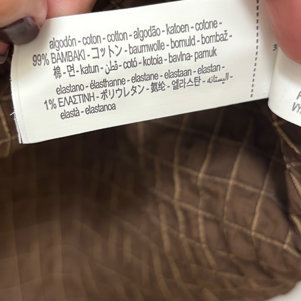 NWT ZARA Ruffle Check Blouse - Picture 11 of 11
